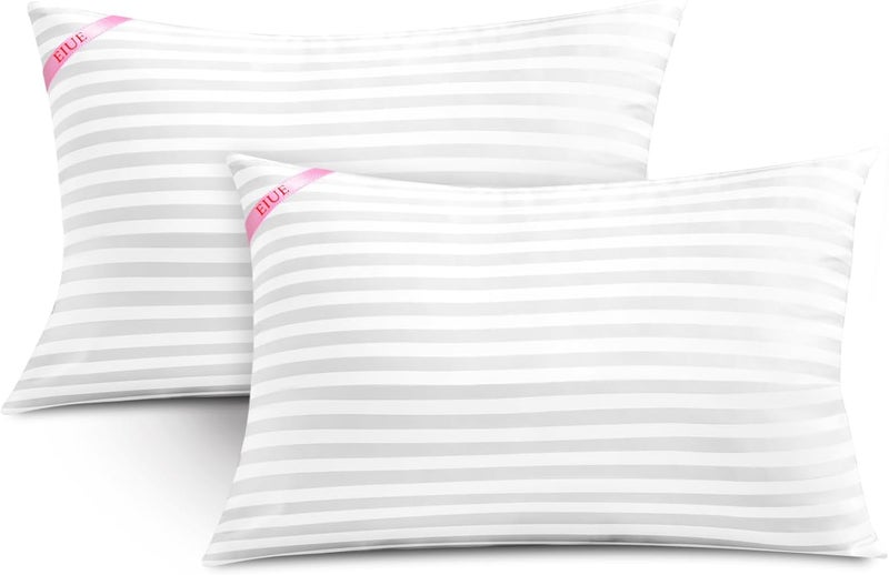 EIUE Throw Pillow Inserts, Machine Washable Pillows,Premium Polyester Fiber Fill for Sofa Bed & Decorative Cushions (White, 12x20inch) - Image 1